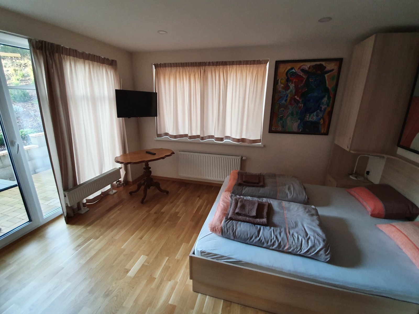 Vieno miegamojo apartamentai – miegamojo zona