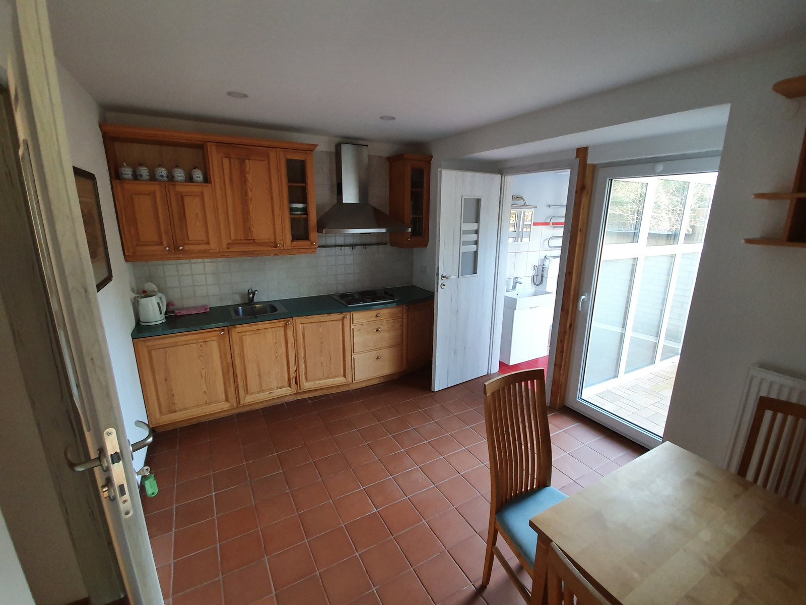 Apartamentai su terasa – virtuvė